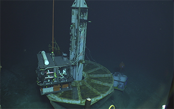 A watertight well used to access fluids under the Mid-Atlantic Ridge.